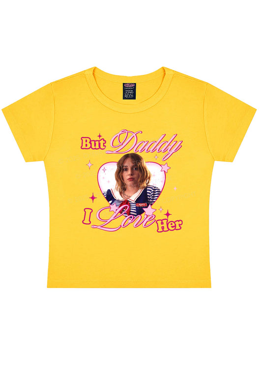 Daddy I Love RB Pride Y2K Baby Tee Cherrykitten