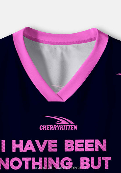 I Have Been Funny Y2K Crop Sport Jersey Shirts Cherrykitten
