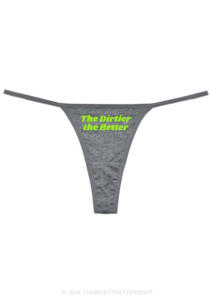 The Dirtier The Better Y2K Flat String Thong Cherrykitten