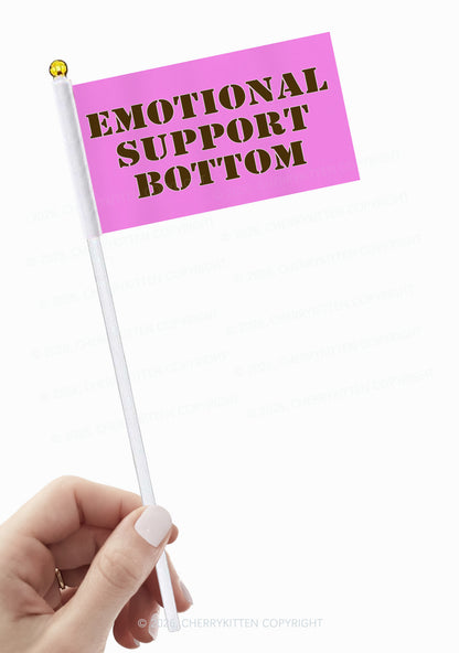 Emotional Support Bottom Pride Y2K Hand Flags Cherrykitten