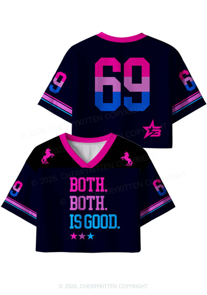 Both Is Good Pride Y2K Crop Sport Jersey Shirts Cherrykitten