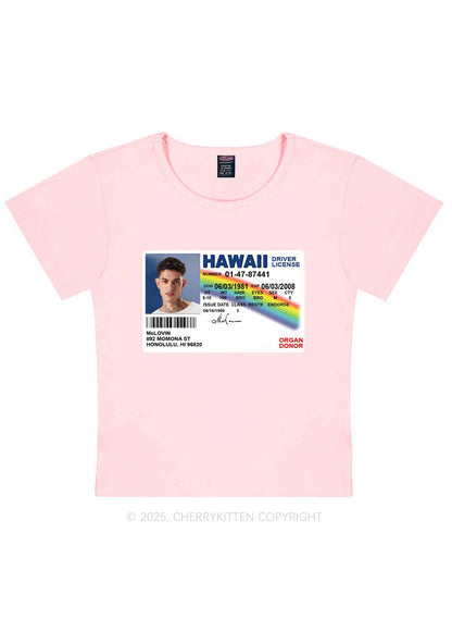 Custom MCL ID Y2K Baby Tee Cherrykitten