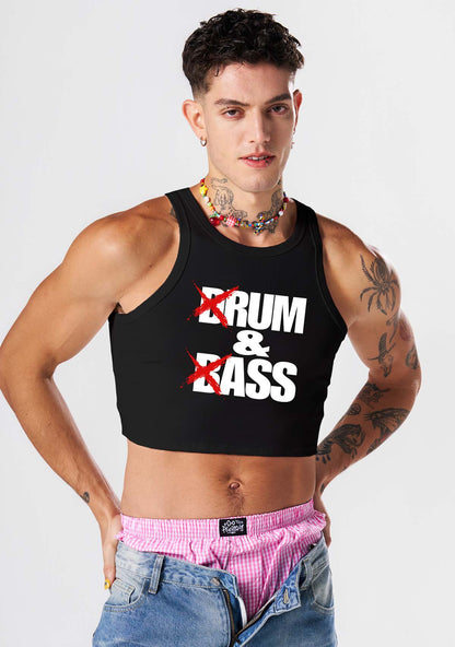 DnB Graffiti Y2K Crop Tank Top Cherrykitten