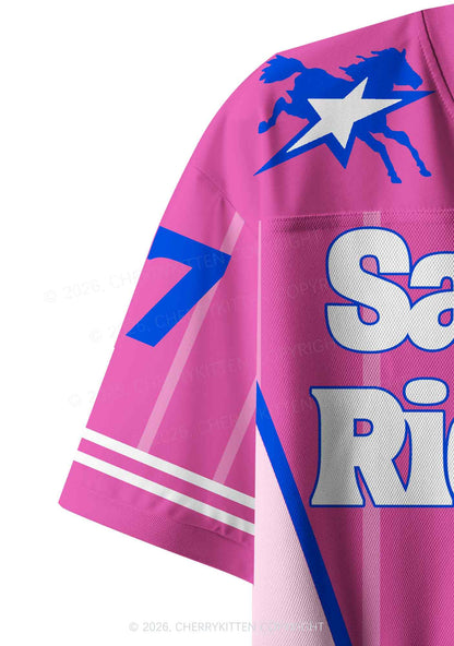 Ride A Faggot Pride Y2K Crop Sport Jersey Shirts Cherrykitten
