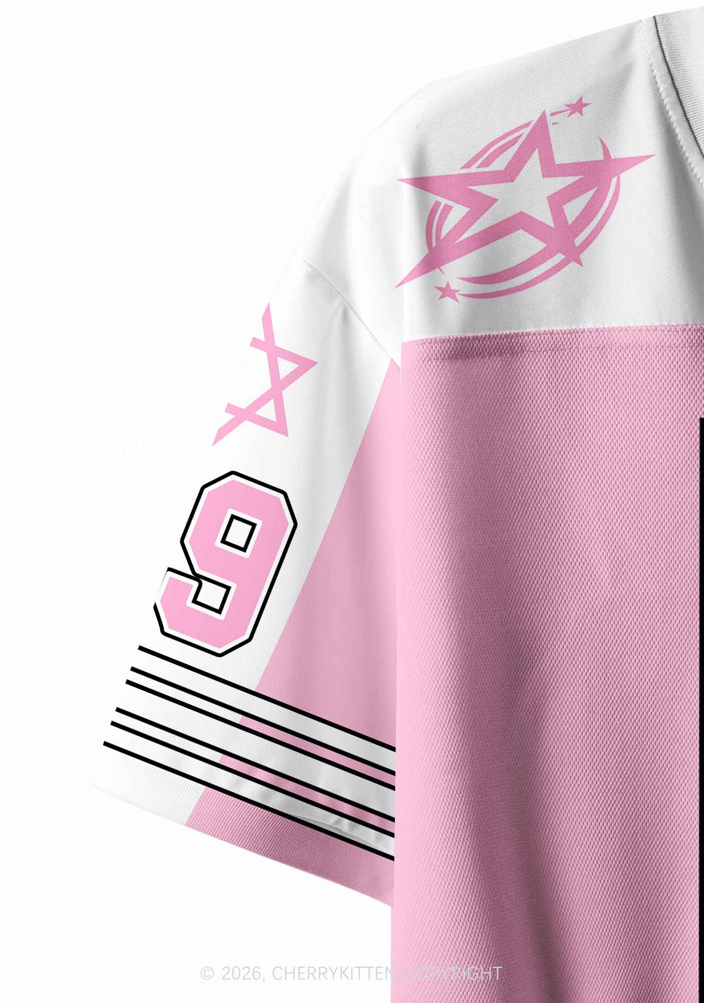 Garden Chat Pride Y2K Crop Sport Jersey Shirts Cherrykitten