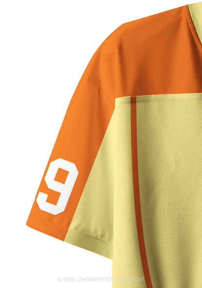 The Pet Y2K Crop Sport Jersey Shirts Cherrykitten