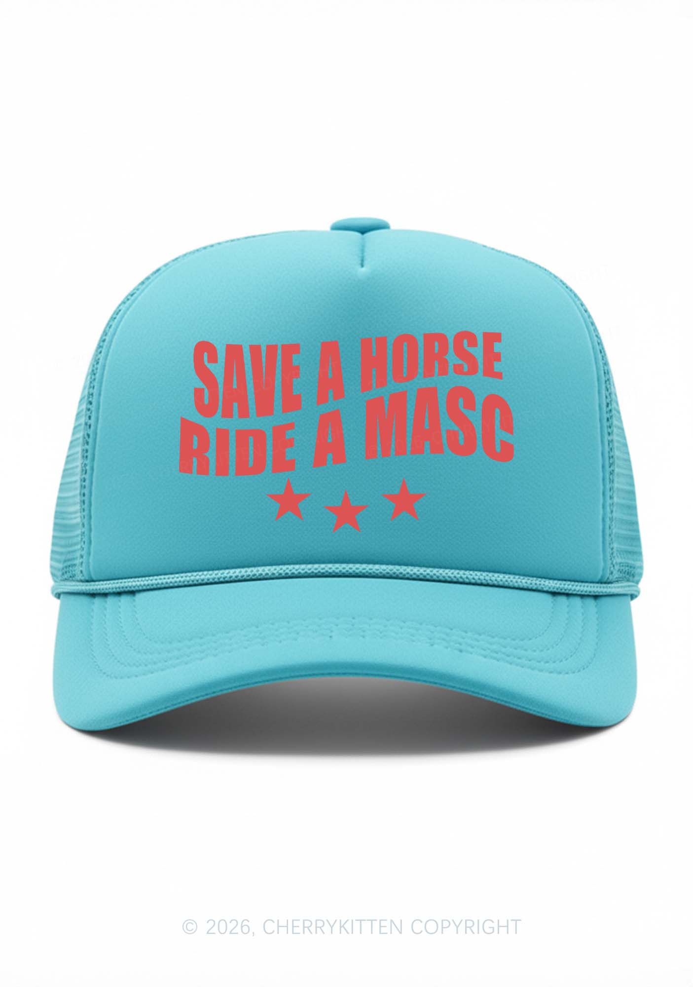 Ride A Masc Pride Y2K Trucker Hat Cherrykitten
