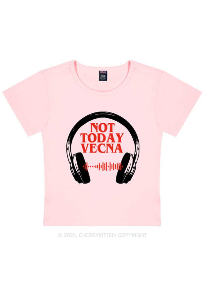 Custom Spotify Code Not Today Y2K Baby Tee Cherrykitten