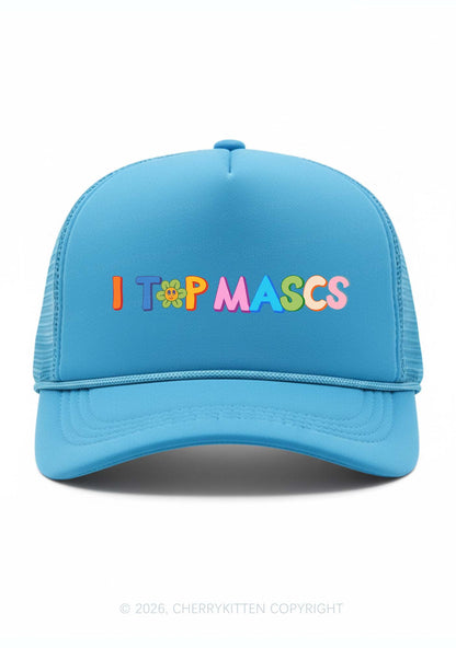 I Top Mascs Pride Y2K Trucker Hat Cherrykitten