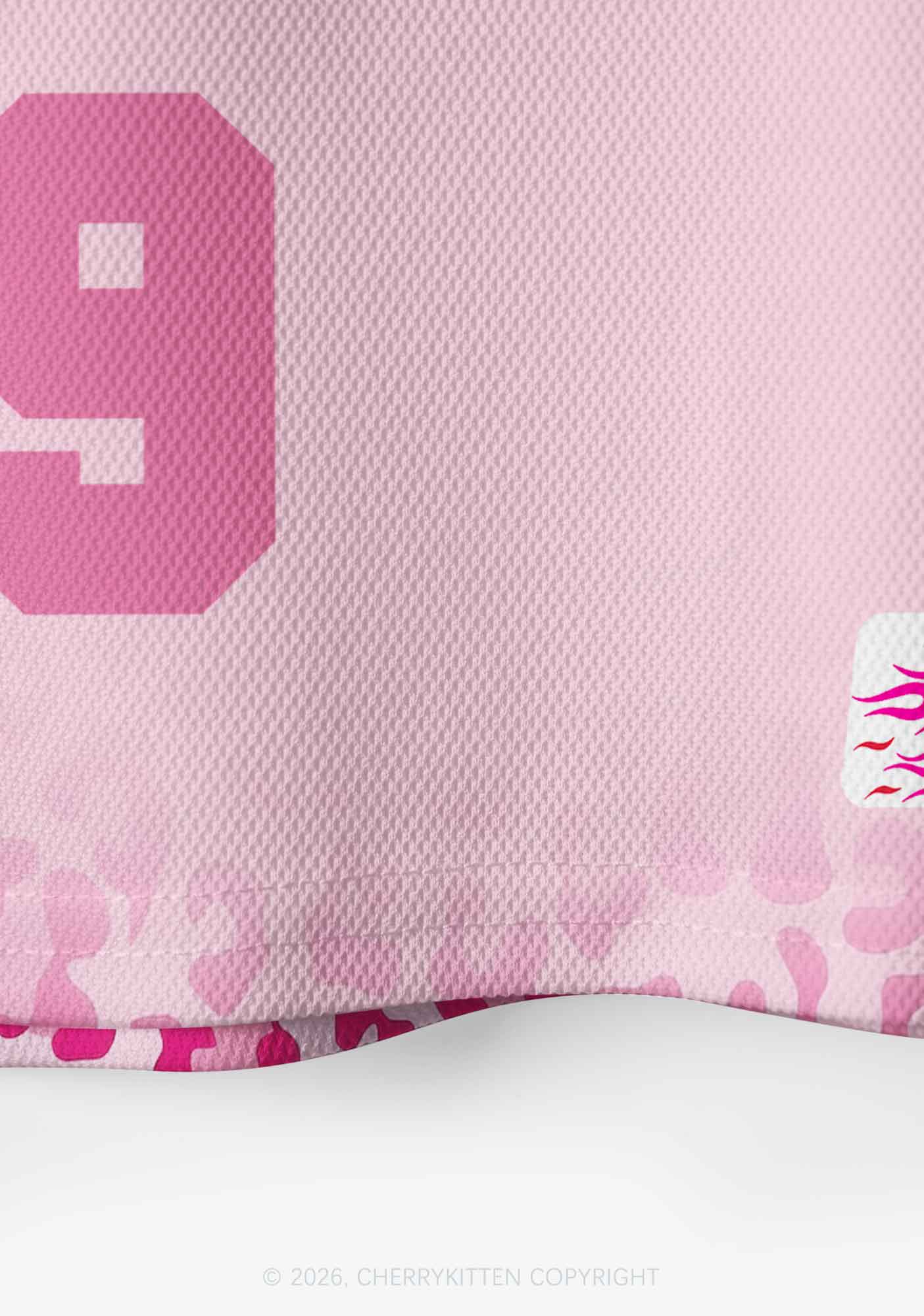 Lesbian Heart Cxxt Pride Y2K Crop Sport Jersey Shirts Cherrykitten