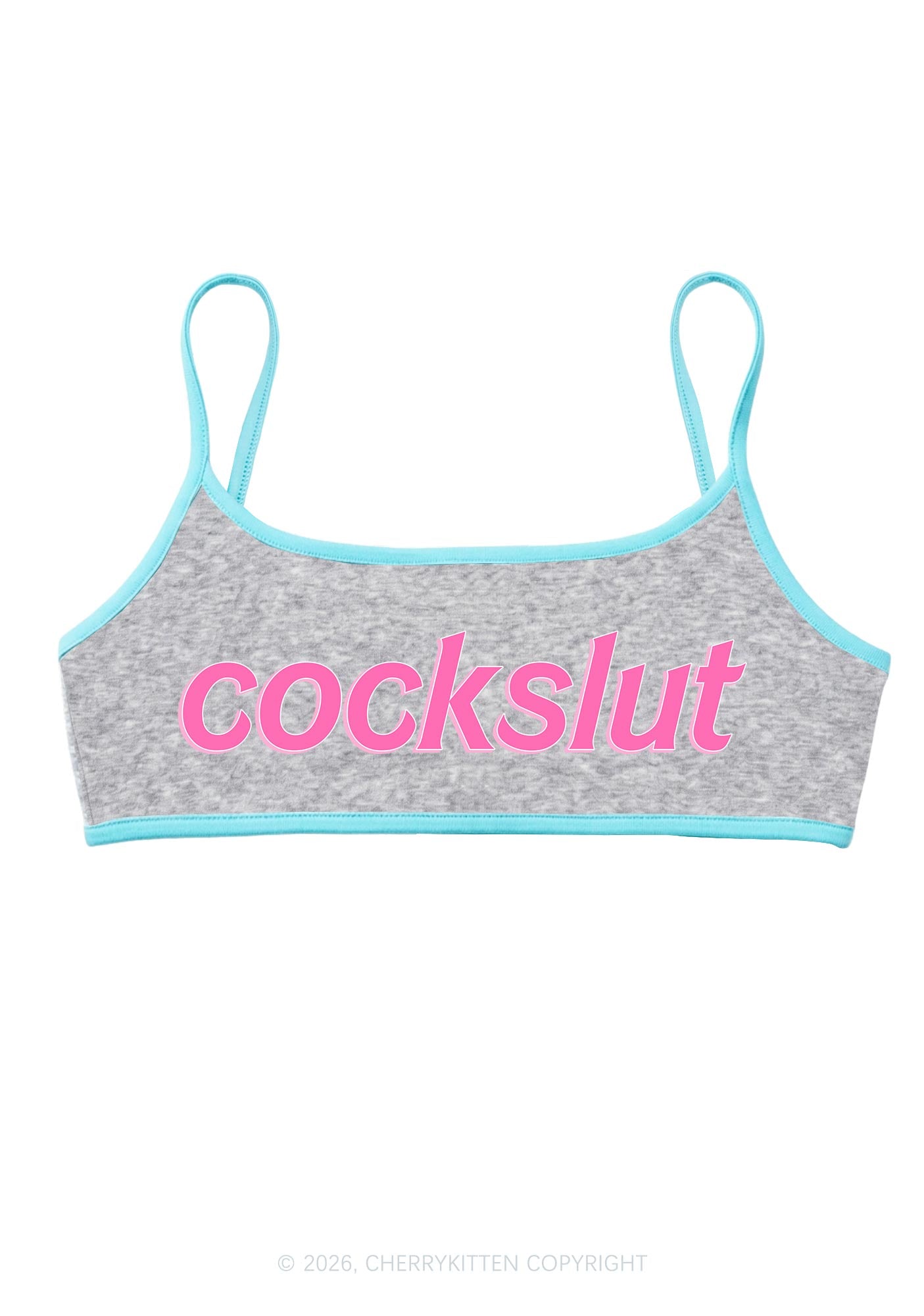 Cockslxt Y2K Super Crop Cami Cherrykitten