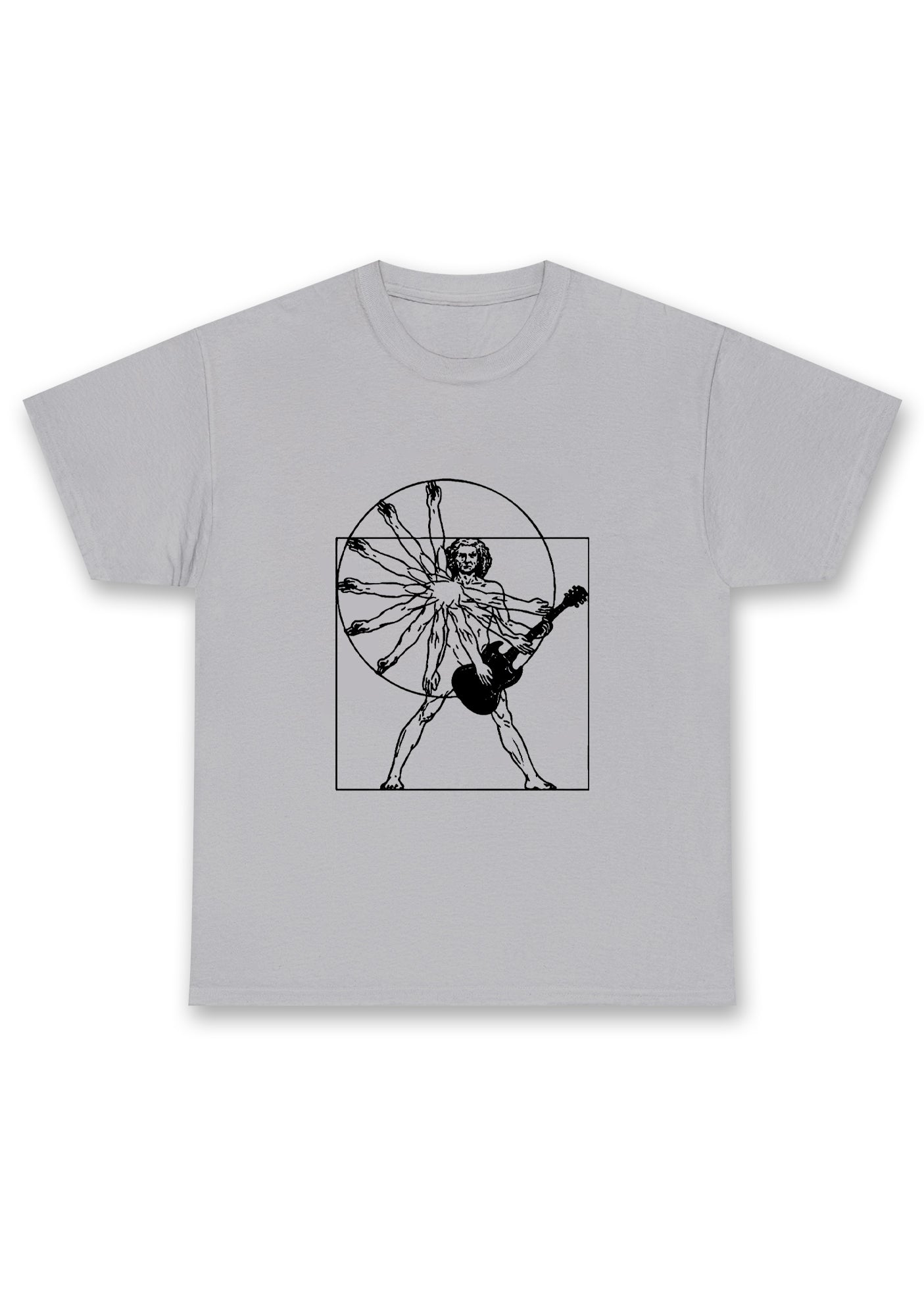 Vitruvian Man Guitar Chunky Shirt