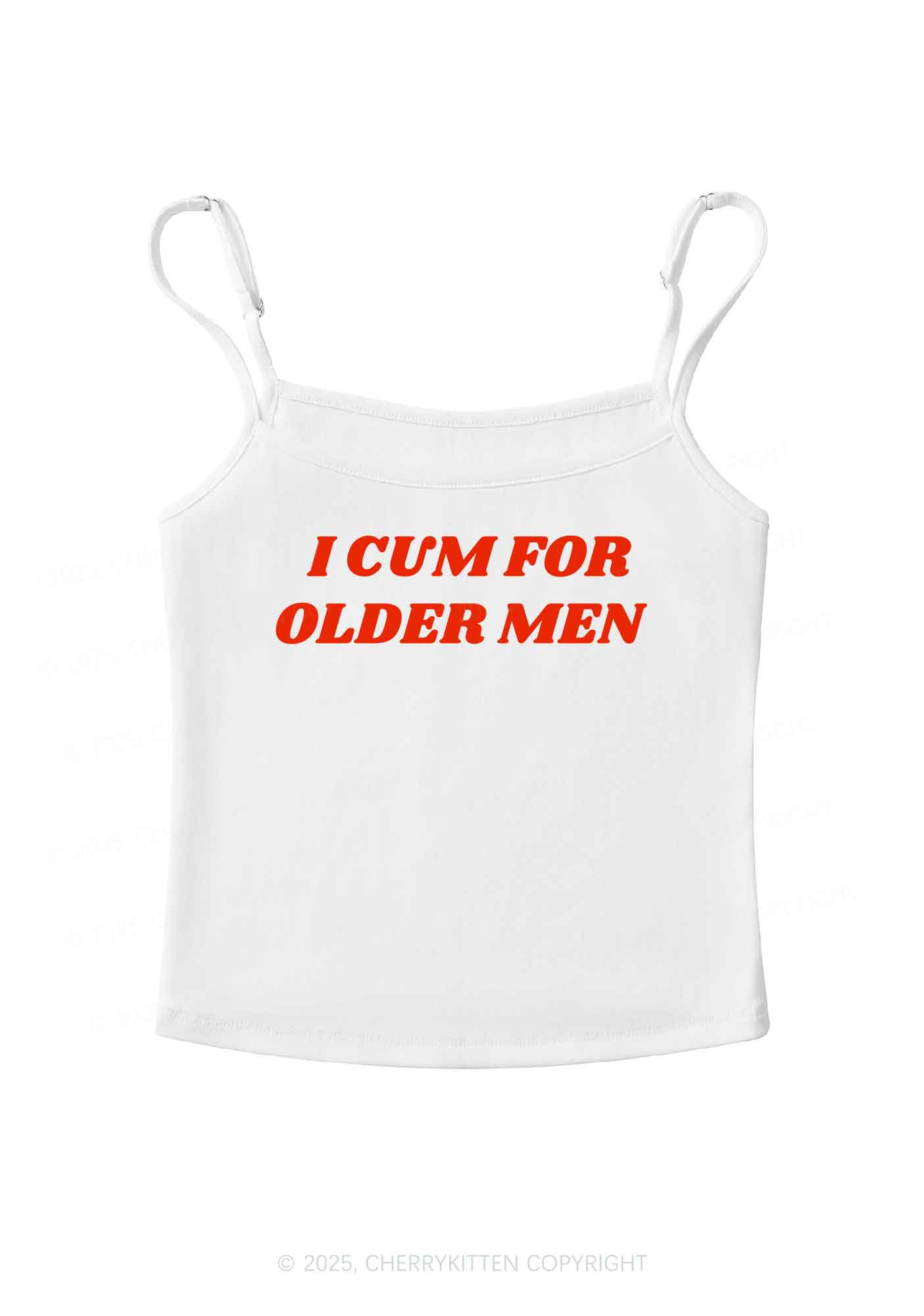 Come For Older Men Y2K Spaghetti Strap Cami Cherrykitten