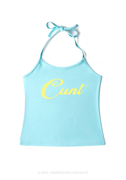 Special Cxxt Y2K Halter Neck Cami Cherrykitten