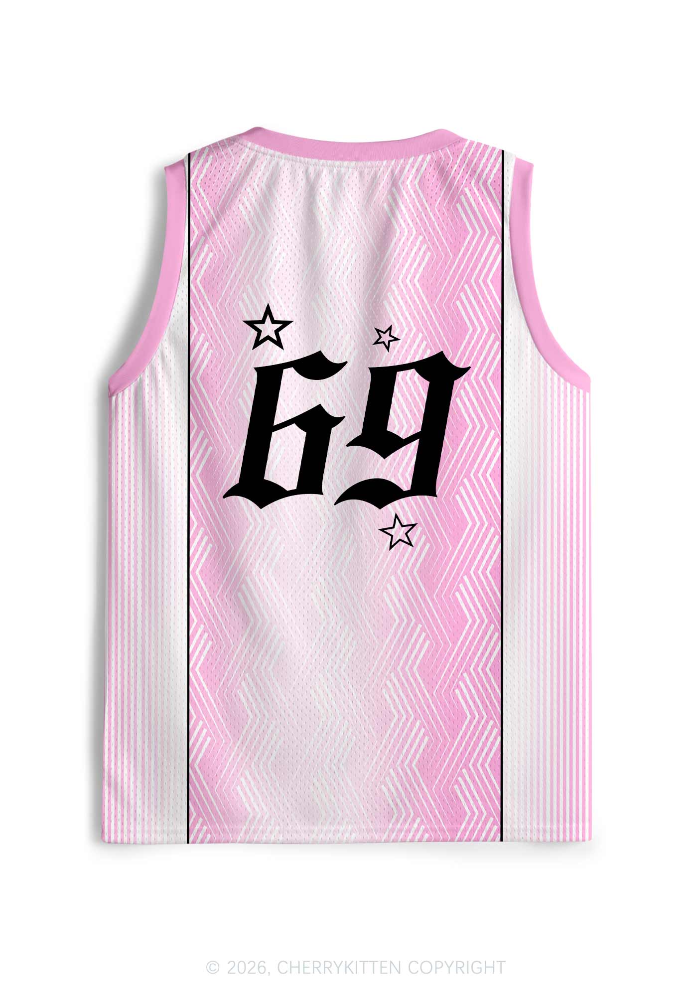 Pink Alpha Male Unicorn Pride Y2K Sport Jersey Tank Cherrykitten