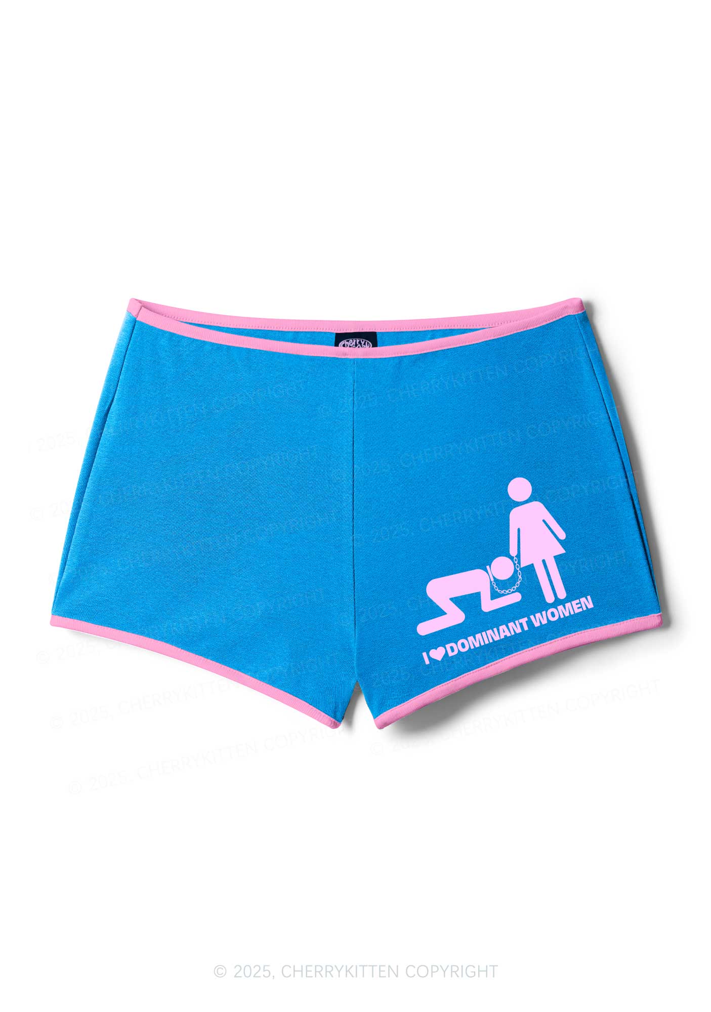 I Love D Women Y2K Booty Shorts Cherrykitten