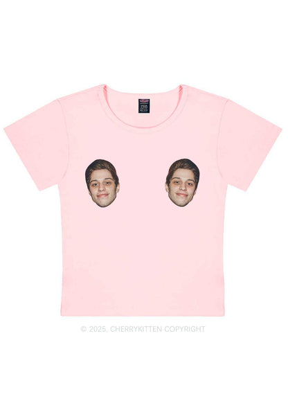 Custom Double Face Y2K Baby Tee Cherrykitten