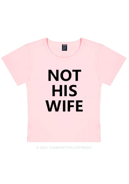 Not His Wife Y2K Baby Tee Cherrykitten