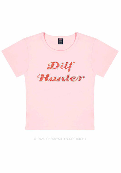 Rhinestone Green Hunter Y2K Baby Tee Cherrykitten