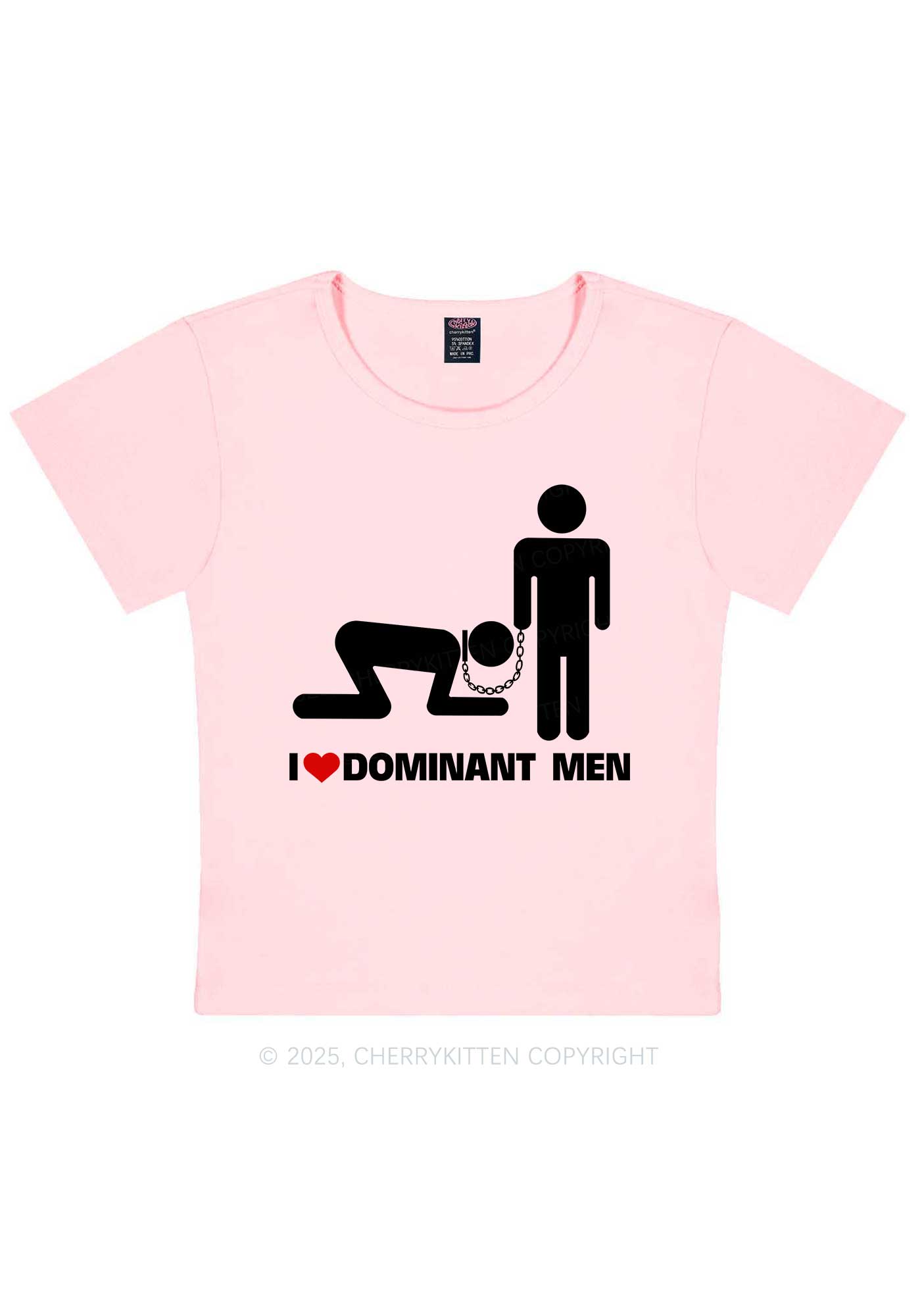 Love D Men Pride Y2K Baby Tee Cherrykitten