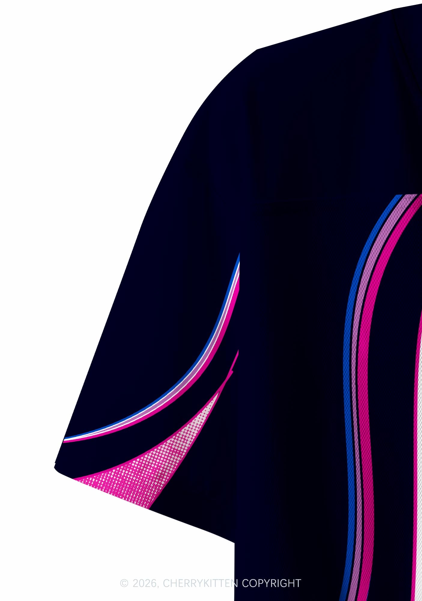 Nobody Knows Im Bisexual Pride Y2K Crop Sport Jersey Shirts Cherrykitten