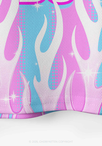 Dibs On The DJ Y2K Crop Sport Jersey Shirts Cherrykitten