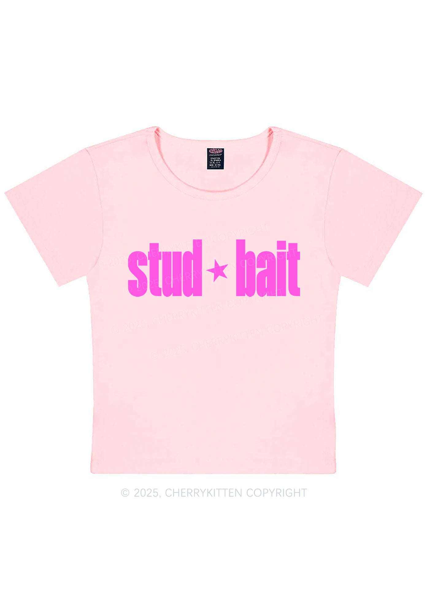 Stud Bait Pride Y2K Baby Tee Cherrykitten