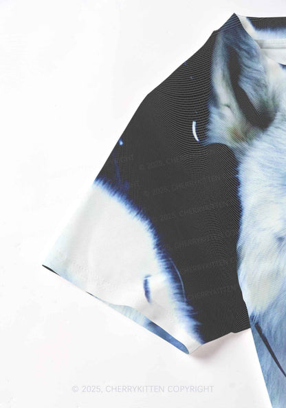 White Wolf Y2K Mesh Crop Top Cherrykitten