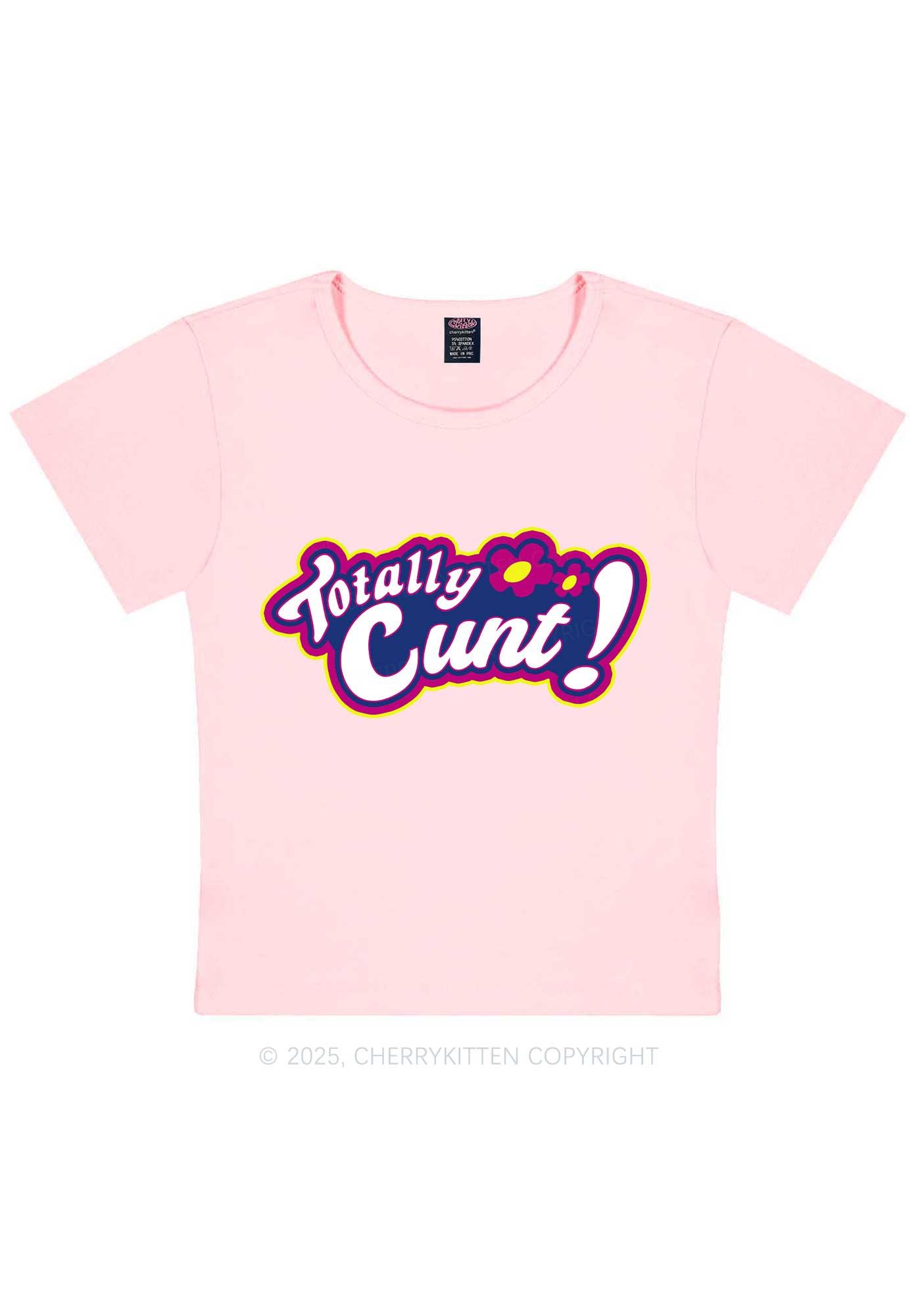 Totally Cxxt Y2K Baby Tee Cherrykitten