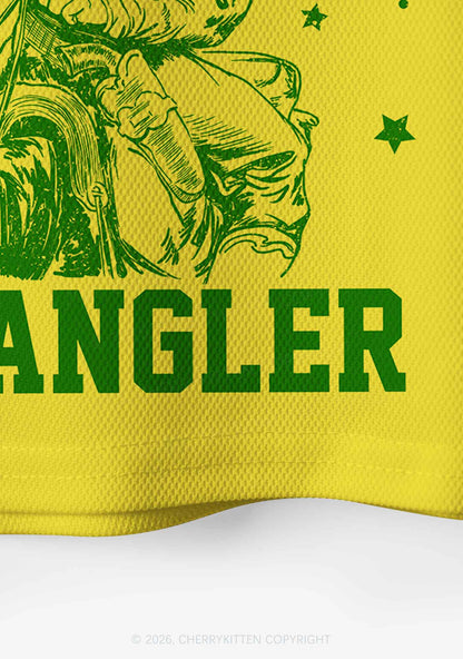Yellow Cowgirl Wrangler Pride Y2K Crop Sport Jersey Shirts Cherrykitten
