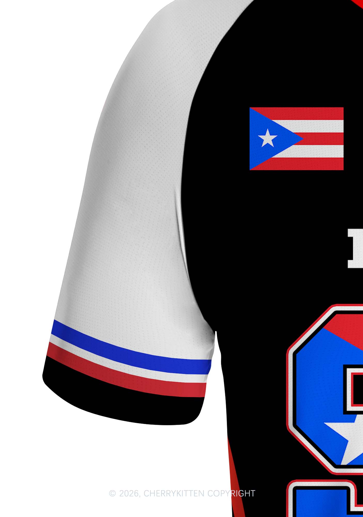 Black Team Bunny Y2K Football Jersey Shirts Cherrykitten