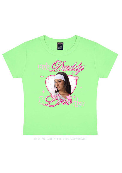 Custom But Daddy I Love Y2K Baby Tee Cherrykitten
