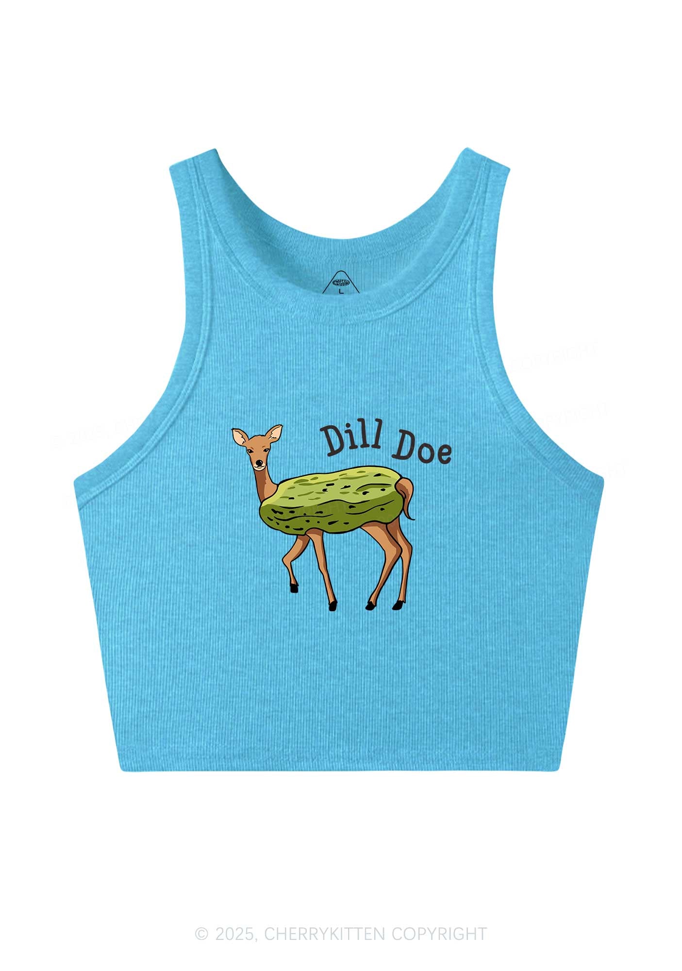 Dill Doe Y2K Crop Tank Top Cherrykitten