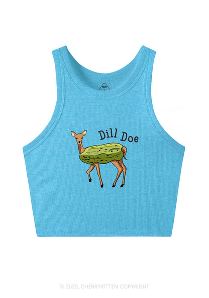 Dill Doe Y2K Crop Tank Top Cherrykitten