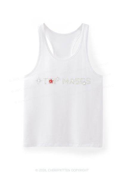 Rhinestone I Top Mascs Pride Y2K Men Racerback Tank Top Cherrykitten