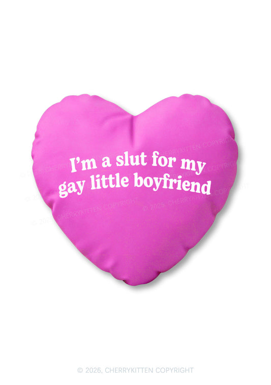 Slxt For My Gay BF Valentine's Day Y2K Ugly Pillow Cherrykitten