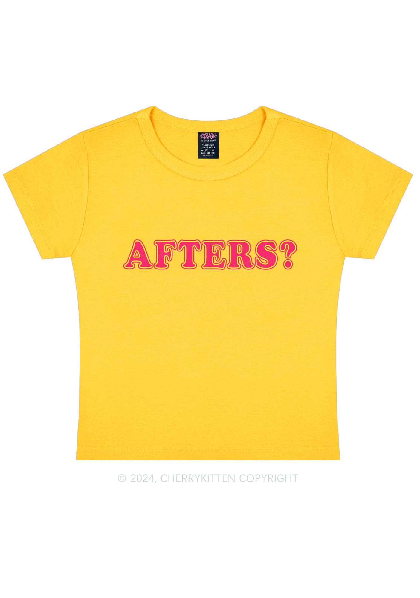 Afters Y2K Baby Tee Cherrykitten