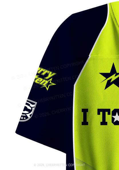 I Top Mascs Pride Y2K Crop Sport Jersey Shirts Cherrykitten