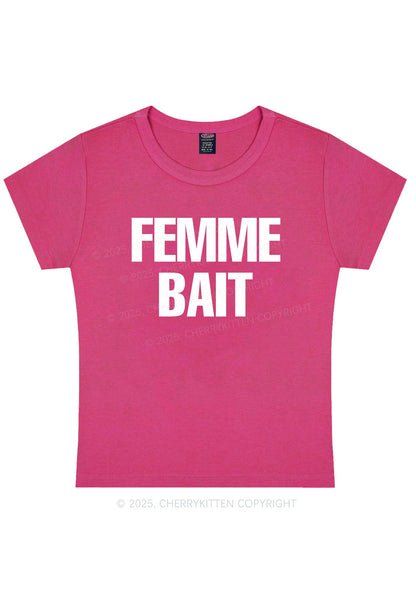 Femme Bait Y2K Baby Tee Cherrykitten
