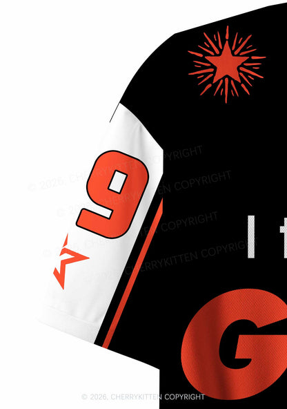 I May Be Gayer Pride Y2K Crop Sport Jersey Shirts Cherrykitten