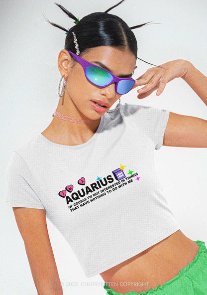 I'm A Aquarius Y2K Baby Tee Cherrykitten