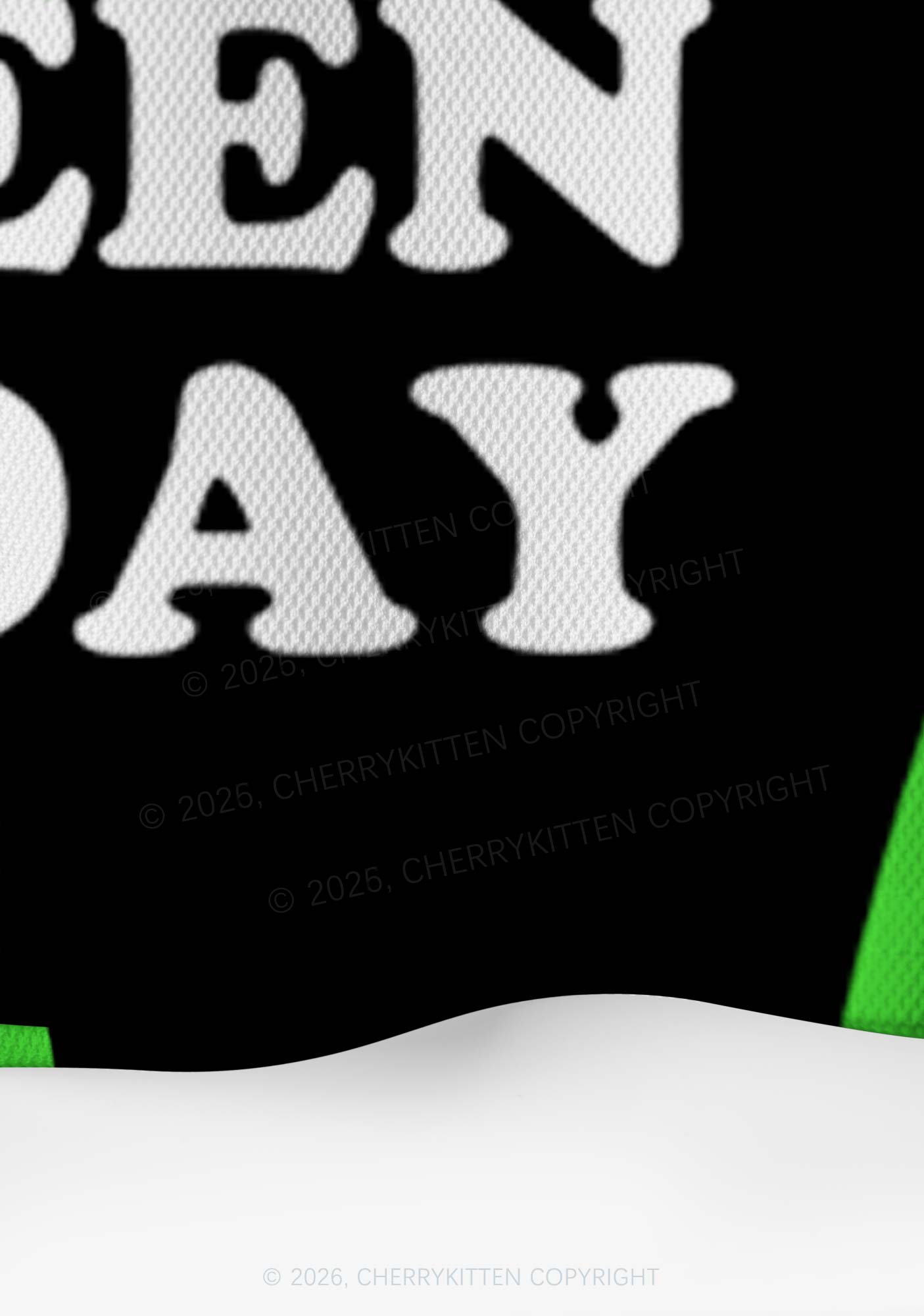 Custom I Cxm Green Today St Patricks Y2K Crop Sport Jersey Shirts Cherrykitten