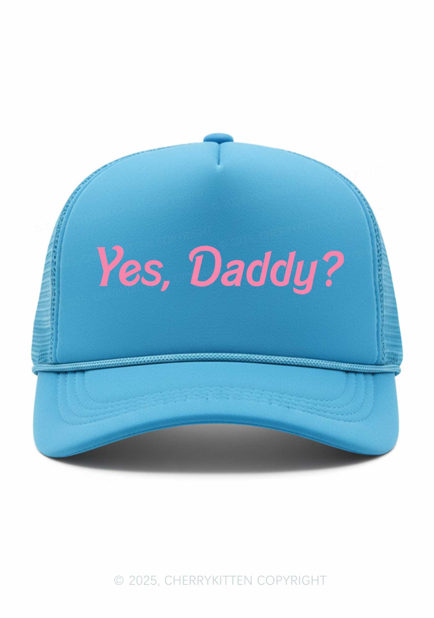 Yes Daddy Valentine's Day Y2K Trucker Hat Cherrykitten