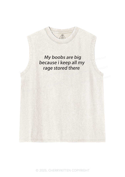 My Bxxbs Rage Y2K Washed Tank Cherrykitten