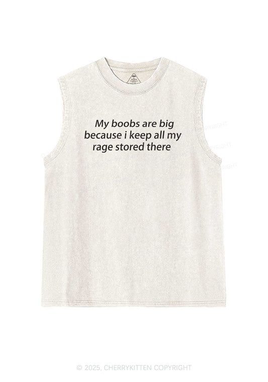 My Bxxbs Rage Y2K Washed Tank Cherrykitten
