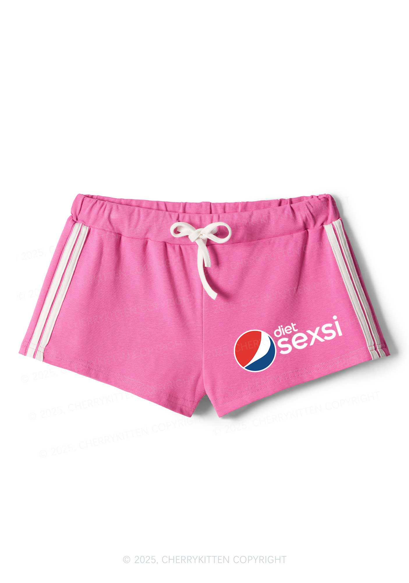 Diet Sexsi Y2K Drawstring Mini Shorts Cherrykitten