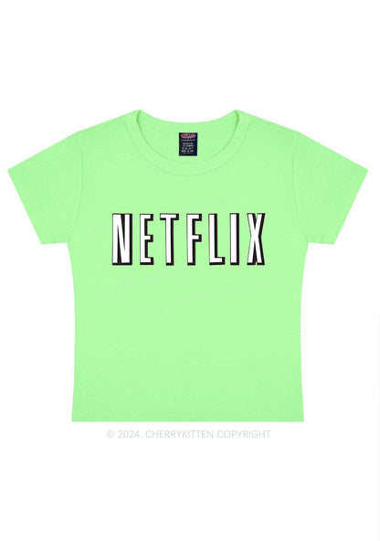 Netflix Y2K Valentine's Day Baby Tee Cherrykitten
