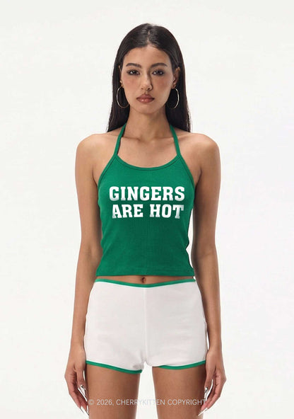 Gingers Are Hot St Patricks Y2K Halter Neck Cami Cherrykitten