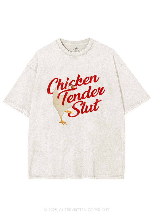 Chicken Tender Slxt Y2K Shirts Washed Tee Cherrykitten