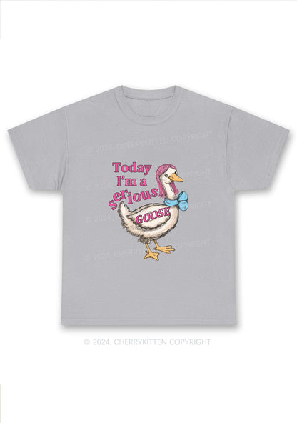 Serious Goose Y2K Chunky Shirt Cherrykitten